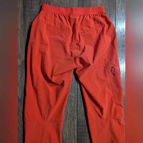 Patagonia Women's Bright Orange Chambeau Rock Hiking Pants Size 0 Zip Pockets - Picture 11 of 14